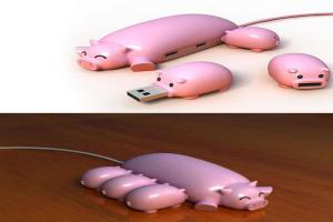 Usb a forma di porcellini