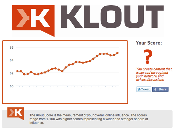 La tua reputazione sul web con Klout