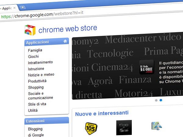 Google Chrome Web store