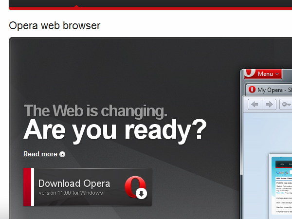 Opera 11 Browser