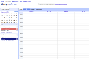 Google calendar, la tua agenda online